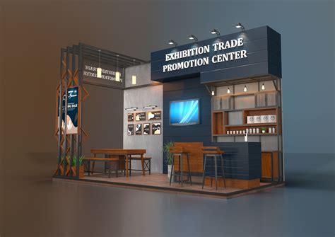 Exhibition Stand Kmn 18 Sqm 3d Model Cgtrader