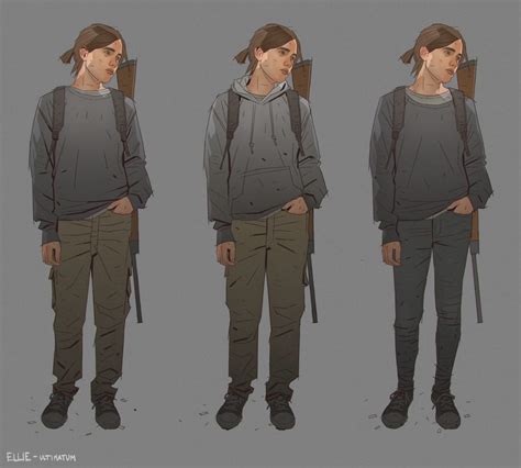 Ellie Casual Concept Art The Last Of Us Part Ii Art Gallery My XXX Hot Girl