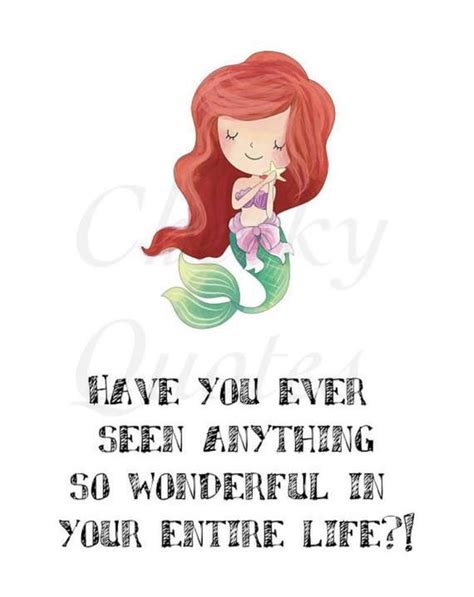 Ariel Disney Princess Printable Quote The Little Mermaid Etsy In 2022