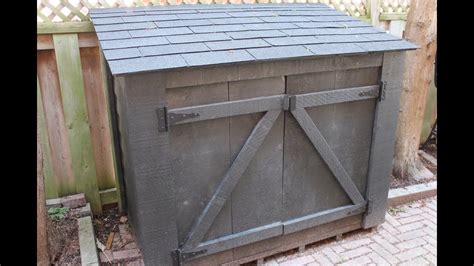When i built sheds professionally this is the method i used because it allowed me to already have my doors built and have them ready on the job site. Build a small storage shed with homemade siding. DIY ...