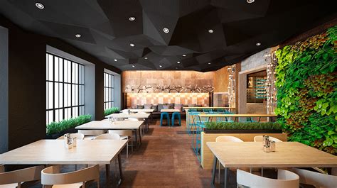 Restaurant Interior Design On Behance