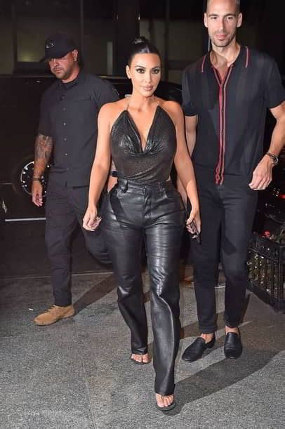 Kim Kardashian Goes Braless And See Through In Greek Restaurant In Ny 16