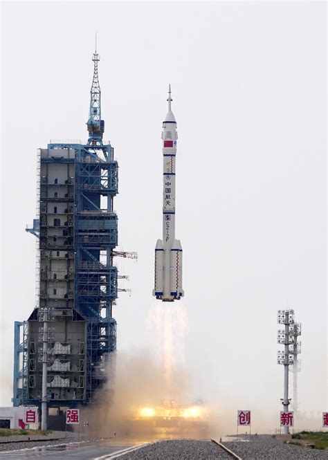 China Launches Manned Rocket Ship To Space Station