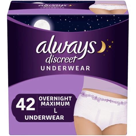 Always Discreet Large Overnight Maximum Adult Incontinence Underwear