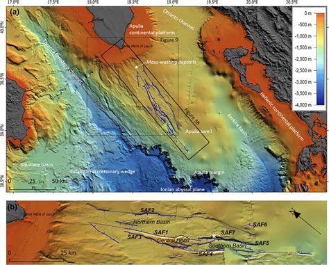 A Map Of The Seafloor In The Study Area And Its Surroundings As