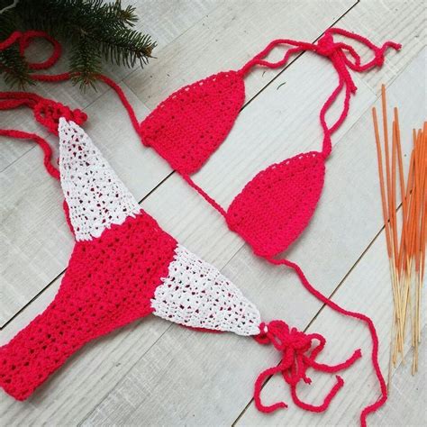 Extreme Micro Bikini Crochet See Through Women Thong Bikini Etsy The Best Porn Website