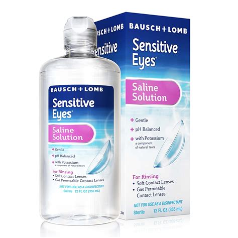 Buy Bausch And Lomb Sensitive Eyes Plus Saline Solution 12 Fl Oz 355