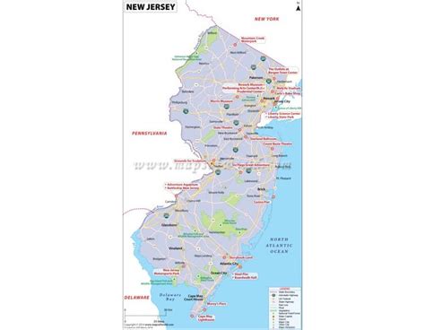 New Jersey Area Codes Map Enid Cordero