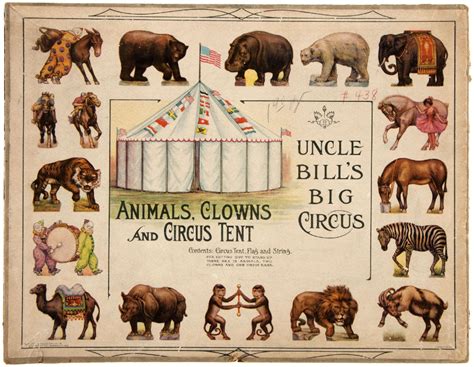 Hakes Uncle Bills Big Circus Animals Clowns And Circus Tent