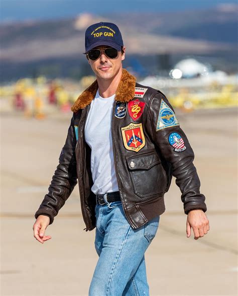 Top Gun Real Leather Bomber G1 Pilot Jacket Tom Cruise Etsy India