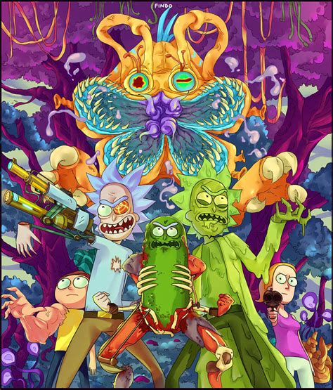 Rick And Morty Artwork By Findo R Rickandmorty