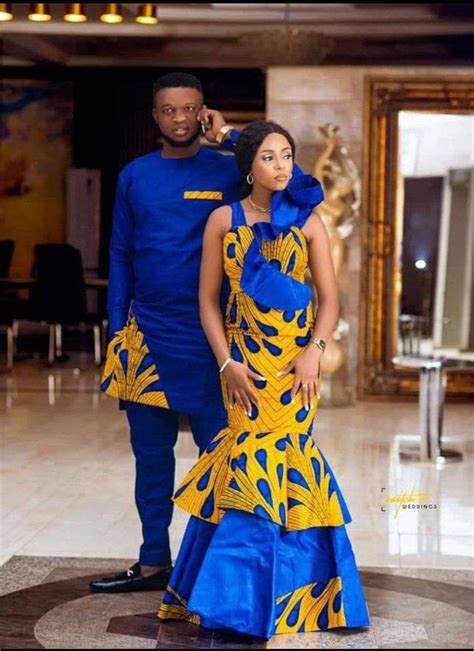 Couple Ankara Set African Print Couple Outfit Prom Couple Etsy