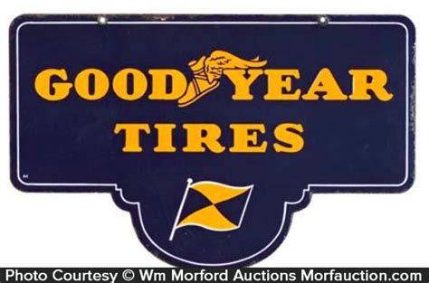 Antique Advertising Goodyear Tires Sign Antique Advertising