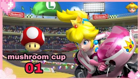 Mario Kart Wii Princess Peach Gameplay Mushroom Cup YouTube
