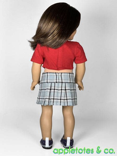 Emily Skirt 18 Inch Doll Sewing Pattern Appletotes And Co