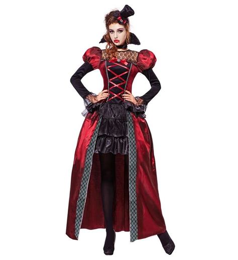 Victorian Vampiress Fancy Dress Costume Halloween Dracula Woman S