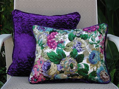 Decorative Pillow Set Colorful Floral Pillows Luxurious
