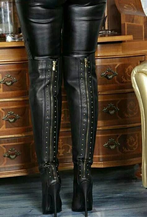 sexy leather thigh high boots leather boots heels thigh high boots heels stiletto boots