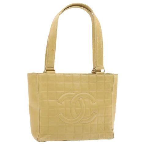 Chanel Handbag Beige Leather Ref250325 Joli Closet