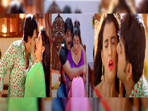 Watch Pawan Singh Akshara Singh Super Romantic Bhojpuri Song Bhar Jata Dhodi Video Viral