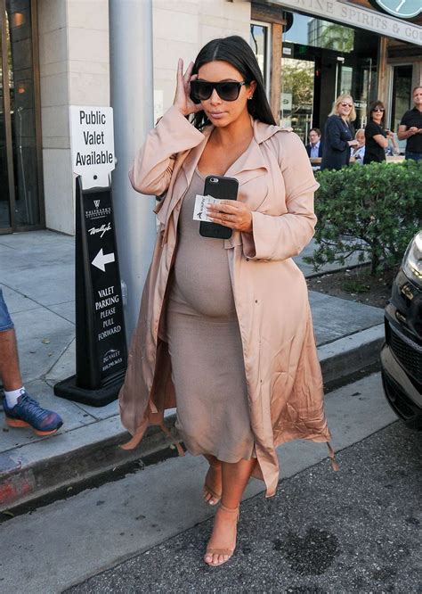 Pregnant Kim Kardashian In Tight Dress 04 Gotceleb
