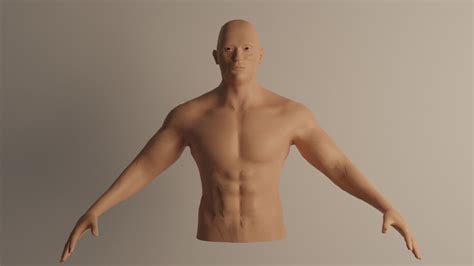 Human Male Model Realtime Cgtrader