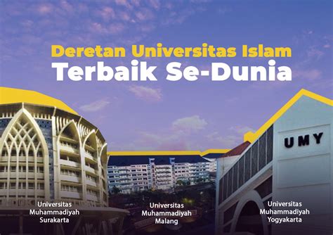 3 Universitas Muhammadiyah Masuk Dalam Tiga Besar Universitas Islam