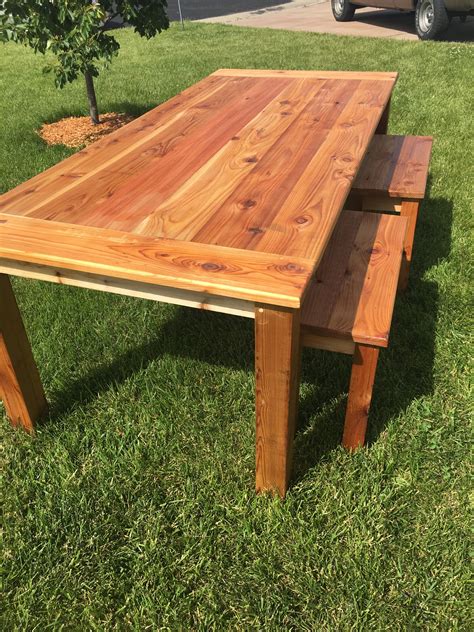 Cedar Outdoor Dining Table Outdoor Dining Table Dining Table
