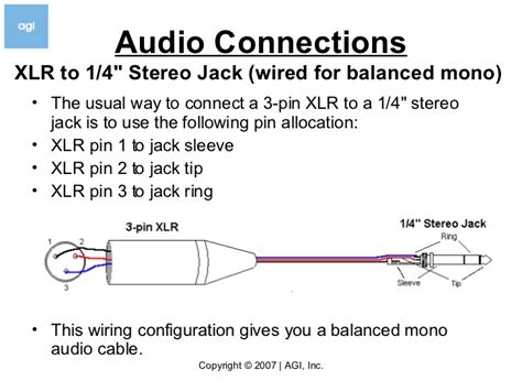 Xlr to balanced 100 utp or between. Xlr To 1 4 Stereo Wiring Diagram - Wiring Diagram