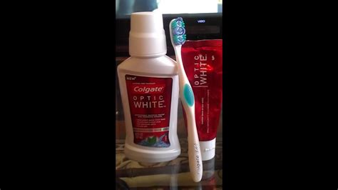 Colgate white optic toothpaste review price check: Product Review: Colgate Optic White Regimen - YouTube
