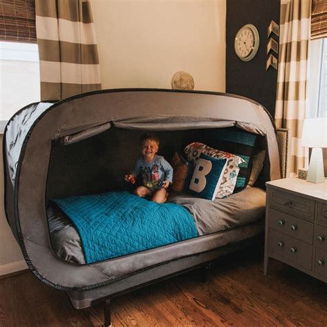 Privacy Pop Bed Tent Helps Kids Sleep | POPSUGAR Moms | Bed tent, Bed, Nc furniture