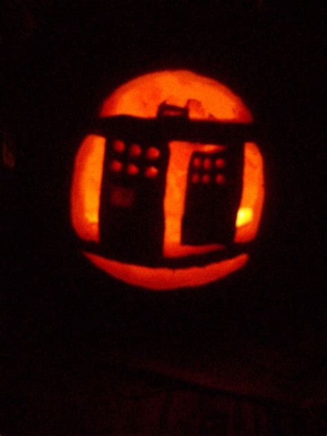 Doctor Who Inspired Tardis Pumpkin Tardis Pumpkin Carving Fun Crafts