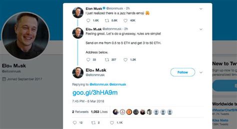 Elon musk, twitter hesabı üzerinden paylaştığı son tweetiyle de gündemi sarsmayı başardı. No, Elon Musk Isn't Giving Away Free Cryptocurrency On Twitter. It's One Big Scam! - Indiatimes.com
