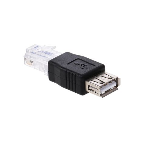 Usb To Rj45 Adapter Usb20 Female To Ethernet Rj45 Male Plug Adapter