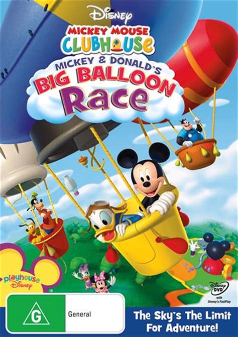 Buy Mickey Mouse Clubhouse Mickey And Donalds Big Balloon Race Dvd
