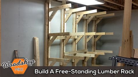 How To Make A Modular Lumber Rack Woodshop Mike