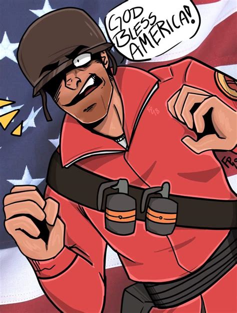 God Bless America Soldier Fanart Team Fortress 2 Amino