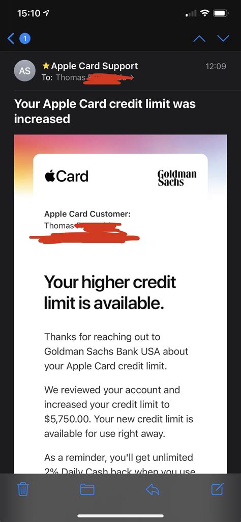 Asked for the first time after having an Apple Card in 5 months a