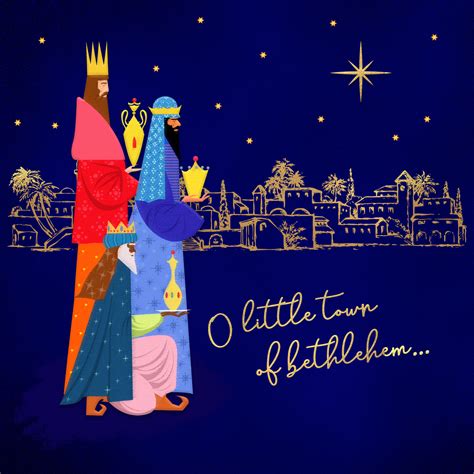 Little Town Of Bethlehem Care Cards