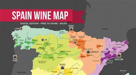 Mapa De Las Zonas Productoras De Vino En España Recetum