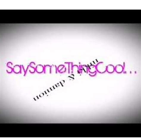 Say Something Cool