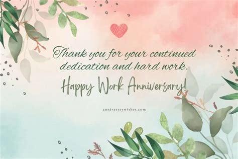 Happy Work Anniversary Messages Wishes And Quotes Anniversary Wishes