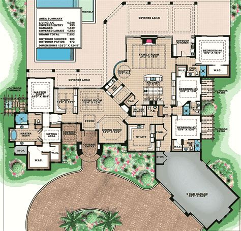 Opulent Mediterranean House Plan 66348we Architectural Designs