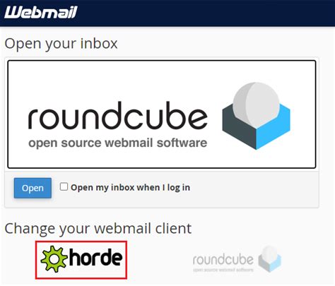 How To Create An Email List In Horde Webmail Client