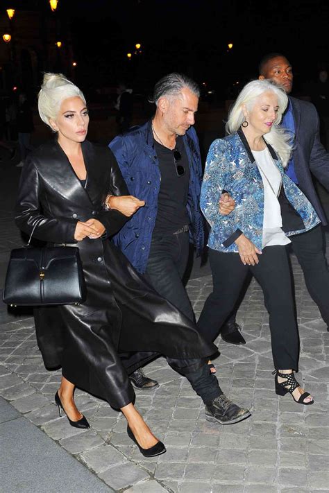 Lady Gaga Christian Carino And Her Mom Visit The Louvre