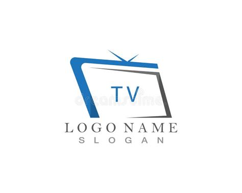 Tv Logo Design Flat Icon Stock Vector Illustration Of Design 151426271