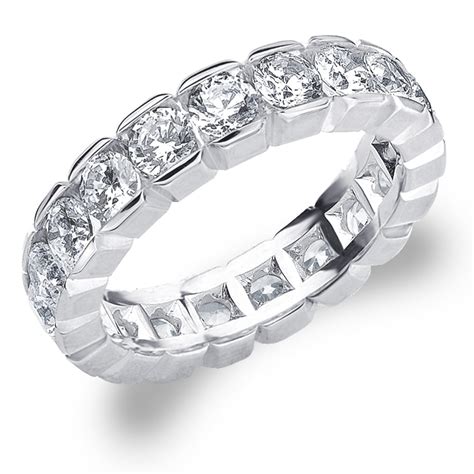 Eternity Wedding Bands 30 Carat Diamond Eternity Wedding Ring 3 Ct