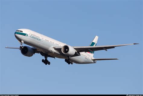 B Kqt Cathay Pacific Boeing 777 367er Photo By Kevin Hackert Id