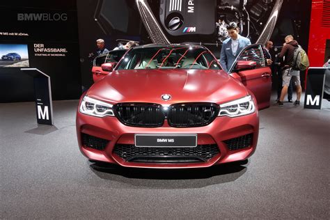 2017 Frankfurt Auto Show Bmw M5 “first Edition” Frozen Dark Red Metallic