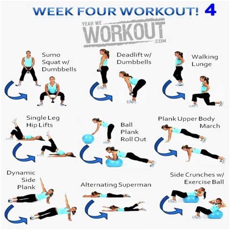 Check spelling or type a new query. Week Four Workout Plan 4 - Healthy Fitness Full Body ...